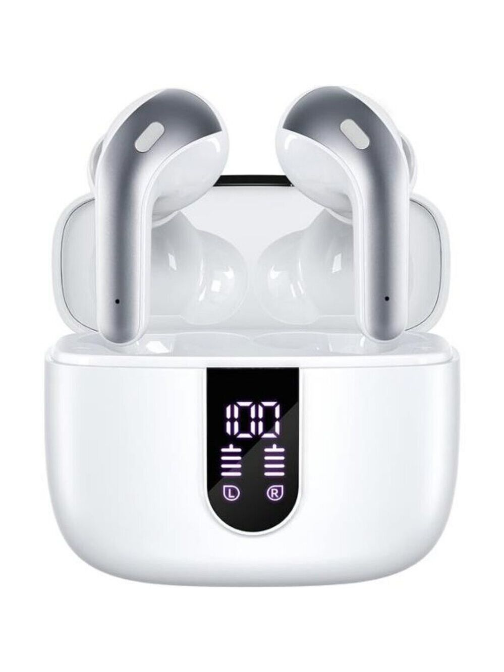 Wireless Earbuds Bluetooth Headphones 60H Playtime Waterproof Mic Charging